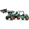 FALK - Šlapací traktor Farm Lander s nakladačem, rypadlem a vlečkou
