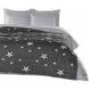 Prikrývka STARS anthracit 190x220 cm. DENIZLI CONCEPT