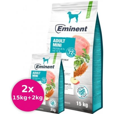 Eminent Dog Adult Mini 2 x 17 kg