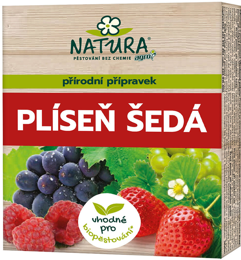 Agro NATURA na pleseň šedú prírodný prostriedok 4 x 1 g