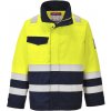 Portwest MV25 Hi-Vis Modaflame Nehorľavá reflexná bunda žltá/tmavomodrá 3XL