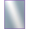 DANTIK - Zrkadlo v rámu, rozmer s rámom 50x70 cm z lišty Hliník modrá m. (7002242)