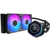 Cooler Master vodní chladič MasterLiquid Atmos II LCD 240, 2x120mm, LGA1851, AM5, černá MLX-D24M-A25SZ-L1