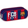 FC Barcelona Školské púzdro FC Barcelona, ​​pruhované, dvojkomorové