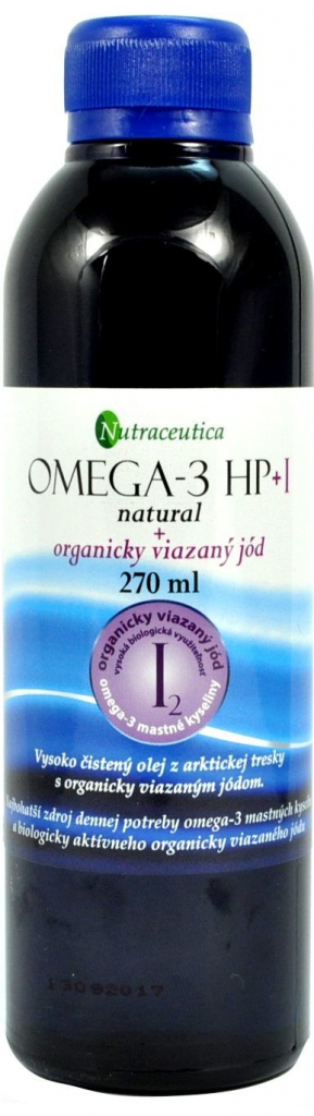 Nutraceutica Omega-3s rybí olej organicky viazaným jódom natural 270 ml od  20,9 € - Heureka.sk