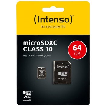 Intenso microSD 64GB class 10 3413490