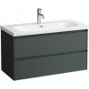 Skrinka pod umývadlo Laufen LANI sivá MDF H4035621122661