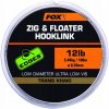 FOX Edges Zig & Floater Hooklink Trans Khaki 100 m 0,28 mm 5,44 kg
