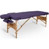 Tandem Basic-2 drevené masážne lehátko Farba: fialová 195*70 cm / 13,1 kg / 13 farieb
