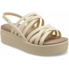 CROCS BROOKLYN STRAPPY LOWWDG 206751-2Y2 béžová
