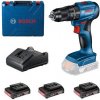 Bosch Bosch profesionální set GSB 185-LI + 3× GBA 2,0Ah + GAL 18V-20 v kufru 0615990N1Z