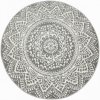 Najkoberce Lima G757A mandala, krémový / sivý kruh 100 cm kruh