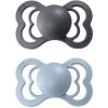 Bibs Supreme cumlíky kaučuk 2ks iron baby blue 49469