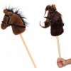 Hobby horse kôň na tyči Faunica tmavo hnedý
