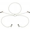 Ohmama fetish 4 nipple clamps with chain necklace
