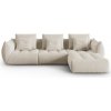 Micadoni Modulárna rohová sedačka Bloom, 332 cm – svetlá béžová