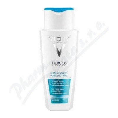 Vichy Dercos Ultra Soothing Sensitive gras šampón 200 ml