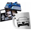 Darček ALFA ROMEO - sada hrnček pre chlapca, doplnky do auta