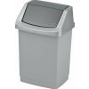 CURVER Odpadkový kôš CLICK-IT 25L | strieborná