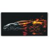 Vymalujsisam.sk Maľovanie podľa čísiel - Ohnivé auto Veľkosť: 40x80cm, Rám: Na plastovej doske