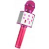 Izoksis Izoxis 22191 Karaoke bluetooth mikrofón tmavo ružová