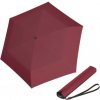 Knirps Knirps US.050 ultra light slim manual Bordeaux - ľahký skladací plochý dáždnik