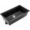 Granitový drez 83,8x48,2x25,4CM Jednokomorový s Organizér na príslušenstvo