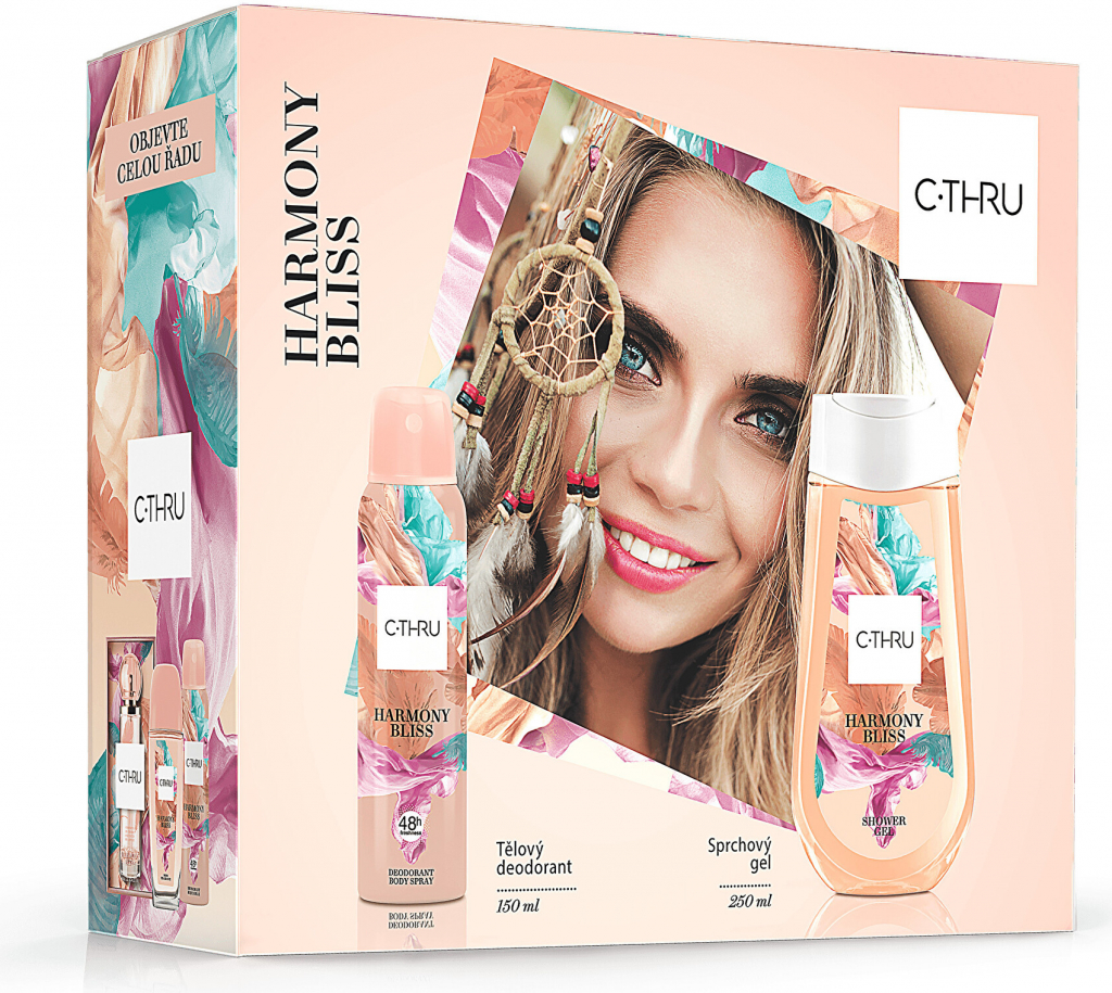 C-Thru Harmony Bliss deospray 150 ml + sprchový gél 250 ml darčeková sada