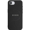 Guess Grained Classic Logo kryt s MagSafe pre iPhone 16e - čierny 57983124487 - možnosť vrátiť tovar ZADARMO do 30tich dní