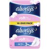 Always Sensitive Nočné menštruačné vložky s krídelkami veľkosť 3 14 ks