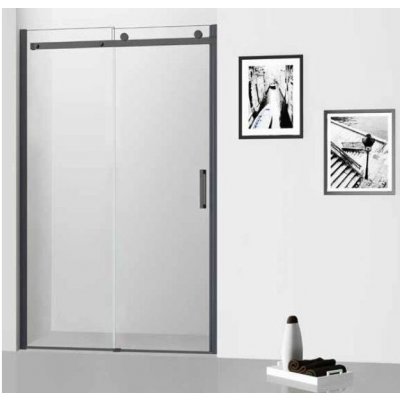 Hopa BELVER BLACK 150 - sprchové dvere do niky 148-151cm (BCBELV15BC)