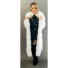 Max Original Leather Kožuch z pravej líšky SAGA FURS C-26 white (38 XXS) - White - 38