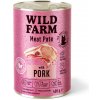 WILD FARM Pate Pork 400g - bezlepkové krmivo pre mačky