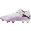 Buty piłkarskie Puma Future 7 Ultimate FG/AG M 107599 01 bílá s růžovou 42