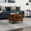 vidaXL Konferenčný stolík dymový dub 50x50x40 cm spracované drevo 829454