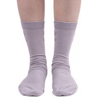 Vlnka bio bavlnené ponožky sivé Sivá