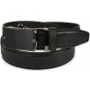 Kožený pánsky opasok BELTIMORE – čierny, automatická pracka A07 Farba: Čierna, Dlžka opaska: 95-110