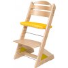 Jitro Detská rastúca stolička Plus Buk Žltý klin + žltý