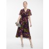ORSAY Fialové dámske midi šaty s kvetinovým vzorom 40