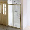 Gelco ANTIQUE sprchové dvere posuvné 1200mm, číre sklo, bronz SPH GQ4212C