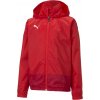 Detská šuštiaková bunda Puma, TEAMGOAL 23 TRAINING RAIN JACKET JR Červená,Biela 128
