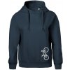 Bicykel na výšku - Oversized mikina dámská Moon - kratšia + širšia - XS ( Tmavomodrá (veľmi tmavá - skoro čierna) )