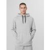 4F H4L22-BLM352 COLD LIGHT GREY MELANGE Pánska mikina US XXL LIGHT GREY MEL
