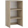 NABBI Signes OPB 600 policový regál dub sonoma 32922 60 cm x 50 cm x 110 cm