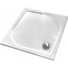 Aquatek BENT Rohová sprchová vanička liaty mramor 90x90cm, nízka samonosná+sifón a krytka AQ BENT90SQ