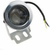 LED Reflektor vodotesný strieborný 12V, 10W, RGB