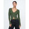 GAP Dámsky Crop Rebrovaný kardigan 744782-00 Veľkosť: XS Tričko zadarmo při nákupe vyše 120 Euro
