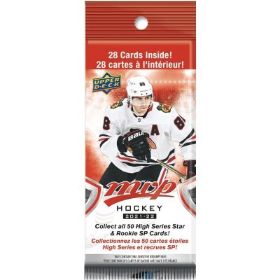 Upper Deck Hokejové karty NHL 2021 22 MVP FAT Balíček