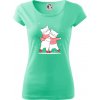 Mačky vo svetri - Dámske tričko Pure - 2XL ( Mätová )