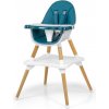 Detská jedálenská stolička Malmo 2v1 tmavozelená
